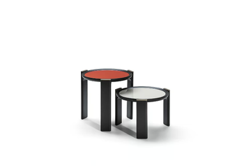 DUO - Round glass coffee table by Poltrona Frau - view 3